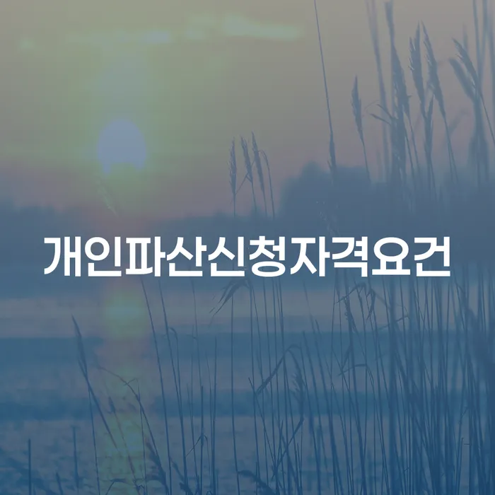 회생비용 저렴하고 신용회복 탕감을진행