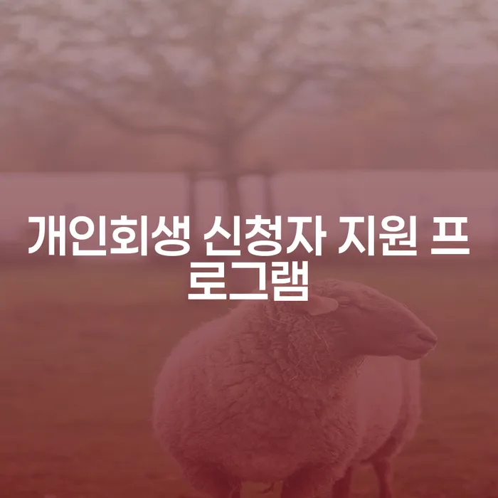 개인회생 신청자 지원 프로그램, 어떻게 활용할 수 있을까요?
