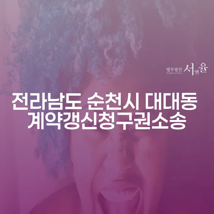 전라남도 순천시 대대동 계약갱신청구권소송, 개인회생조회가 필요한 이유는?